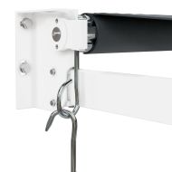 Прибираща се тента антрацит 4,5x3 м плат и алуминий