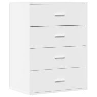 Сайдборди, 2 бр, бели, 60x39x80 см, инженерно дърво