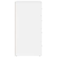 Сайдборди, 2 бр, бели, 60x39x80 см, инженерно дърво