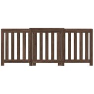 Капак за радиатор, кафяв дъб, 205x21,5x83,5 см, инженерно дърво