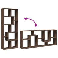 Разделител за стая / библиотека, кафяв дъб, 67x25x161,5 см