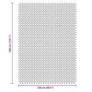 Килим за палатка, зелен, 3x2,5 м