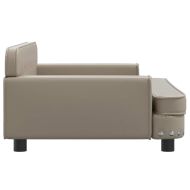 Детски диван капучино 90x53x30 см изкуствена кожа