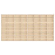 Дървена колекционерска витрина с 80 отделения 80x4,5x40,5 см