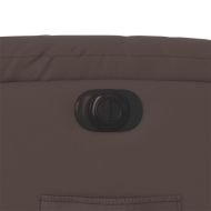 Електрически наклоняем стол, кафяв, изкуствена кожа