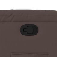 Изправящ реклайнер стол, кафяв, изкуствена кожа