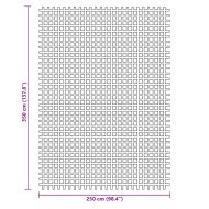 Килим за палатка, зелен, 3,5x2,5 м
