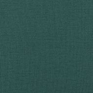 Масажен реклайнер стол с поставка за крака, тъмнозелен, текстил