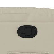 Реклайнер, кремав, изкуствена кожа