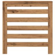 Капак за радиатор, дъб артизан, 78x20x82 см, инженерно дърво