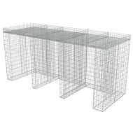 Габионна стена за контейнер поцинкована стомана 270x100x130 см