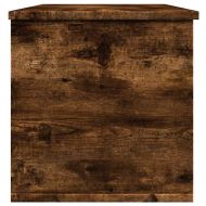 Кутия за съхранение, опушен дъб, 102x35x35 см, инженерно дърво