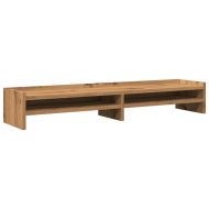 Поставка за монитор, дъб артизан, 100x24x16 см, инженерно дърво