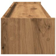 Поставка за монитор, дъб артизан, 100x24x16 см, инженерно дърво