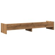 Поставка за монитор, дъб артизан, 100x24x16 см, инженерно дърво