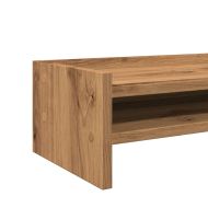 Поставка за монитор, дъб артизан, 100x24x16 см, инженерно дърво