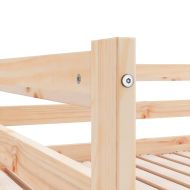 Разтегателно дневно легло, борово дърво масив, 2x(90x200) см