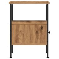 Нощни шкафчета, 2 бр дъб артизан 34x36x50 см инженерно дърво