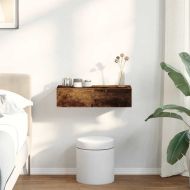 Стенен рафт с чекмеджета 60x26,5x15 см инженерно дърво