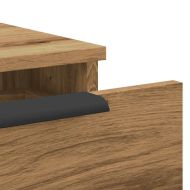 Стенен шкаф, дъб артизан, 102x30x20 см, инженерно дърво