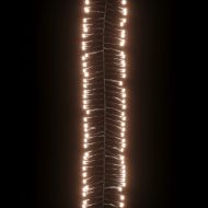LED клъстърен стринг с 1000 LED топло бяло 11 м PVC