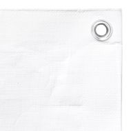 Брезент, 260 г/м², 8x10 м, бял, HDPE