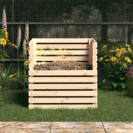 Компостер 80x80x78 см борово дърво масив