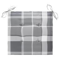 Градински столове 4 бр с възглавници тиково дърво масив