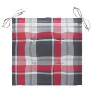 Градински столове, 6 бр, с възглавници, тиково дърво масив