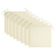 Градински столове, 8 бр, с възглавници, тиково дърво масив