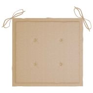 Градински столове 4 бр с възглавници масивно акациево дърво