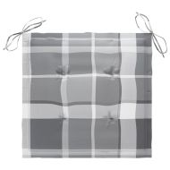 Градински столове, 6 бр, с възглавници, тиково дърво масив