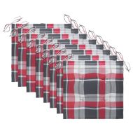 Градински столове 8 бр с възглавници тиково дърво масив