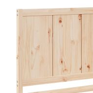 Рамка за легло без матрак, 140x220 см, масивна дървесина