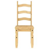 Трапезни столове 2 бр "Corona" 42x47x107 см бор масив