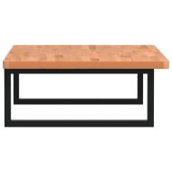 Стенен рафт за мивка, стомана и масивно дърво бук