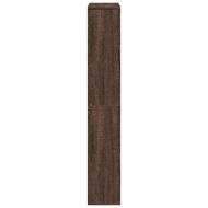 Библиотека, кафяв дъб, 72x20x120 см, инженерно дърво