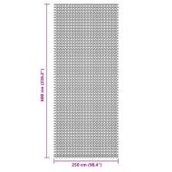 Килим за палатка, антрацит, 6x2,5 м