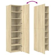Висок шкаф, сонома дъб, 50x42,5x185 см, инженерно дърво