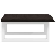 Стенен рафт за мивка, стомана и масивно дърво дъб