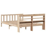 Рамка за легло без матрак, 120x190 см, масивна чамова дървесина