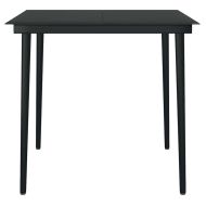 Градински комплект 3 части с възглавници кафяв полиратан стъкло