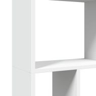 Библиотека, бяла, 60x20x120 см, инженерно дърво