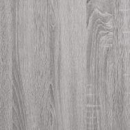 Шкаф за винилови плочи сив сонома 121x38x48 см инженерно дърво