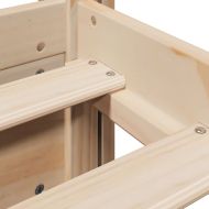 Рамка за легло с табла, 90x190 см, борово дърво масив