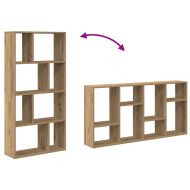 Библиотека, дъб артизан, 60x20x120 см, инженерно дърво