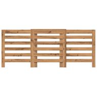 Капак за радиатор, дъб артизан, 205x21,5x83,5см инженерно дърво