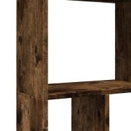 Библиотека, опушен дъб, 60x20x120 см, инженерно дърво