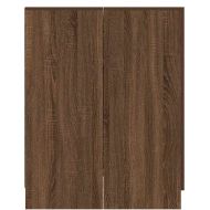 Шкаф за пералня кафяв дъб 71x71,5x91,5 см