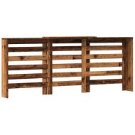 Капак за радиатор, старо дърво, 205x21,5x83,5см инженерно дърво